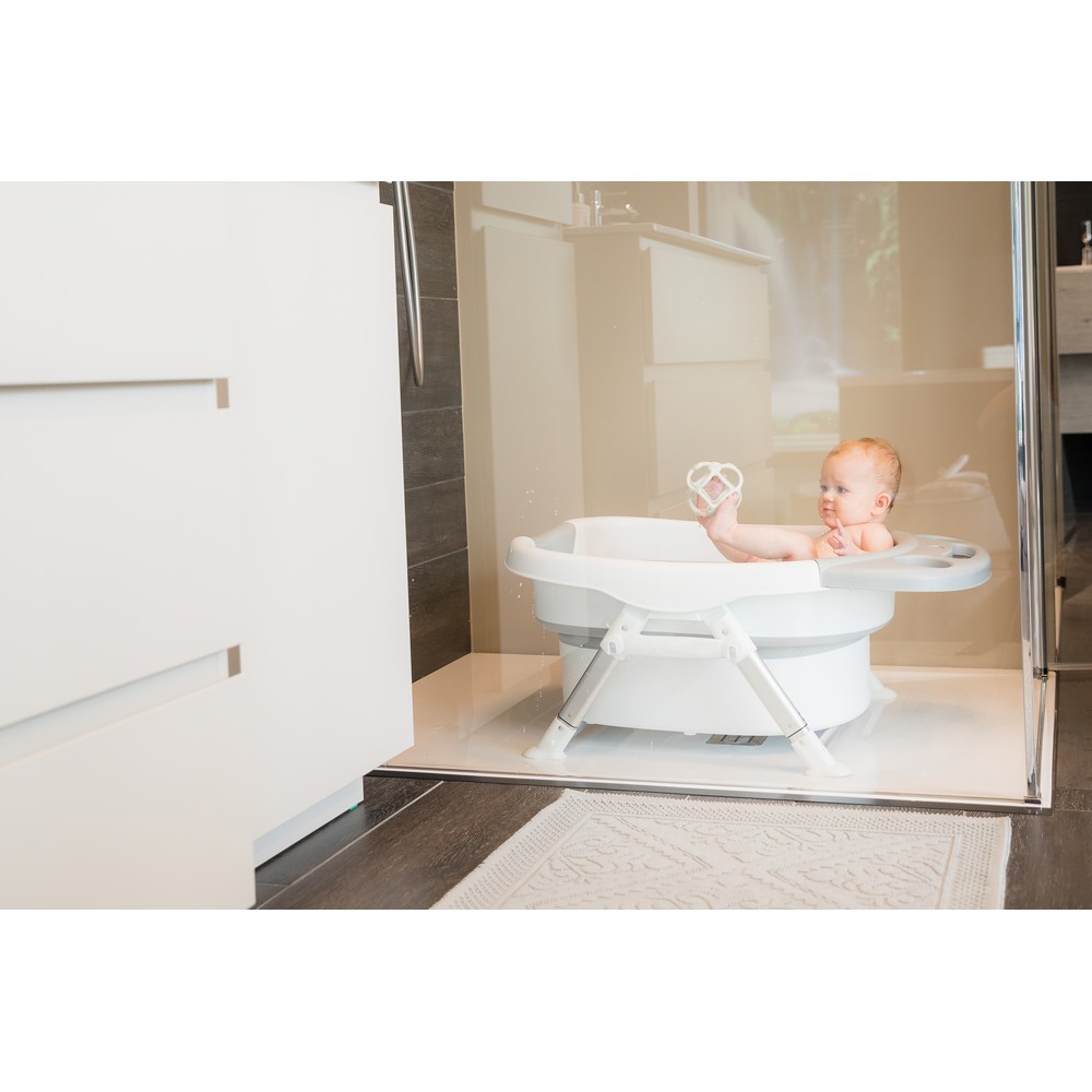 BoJungle B-Foldable Shower Bath Vaschetta Grigia Pieghevole