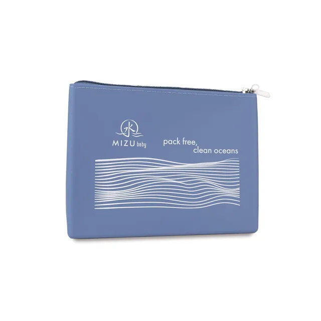 Mizu Baby Mami Blu Mizu pochette silicone impermeabile con zip