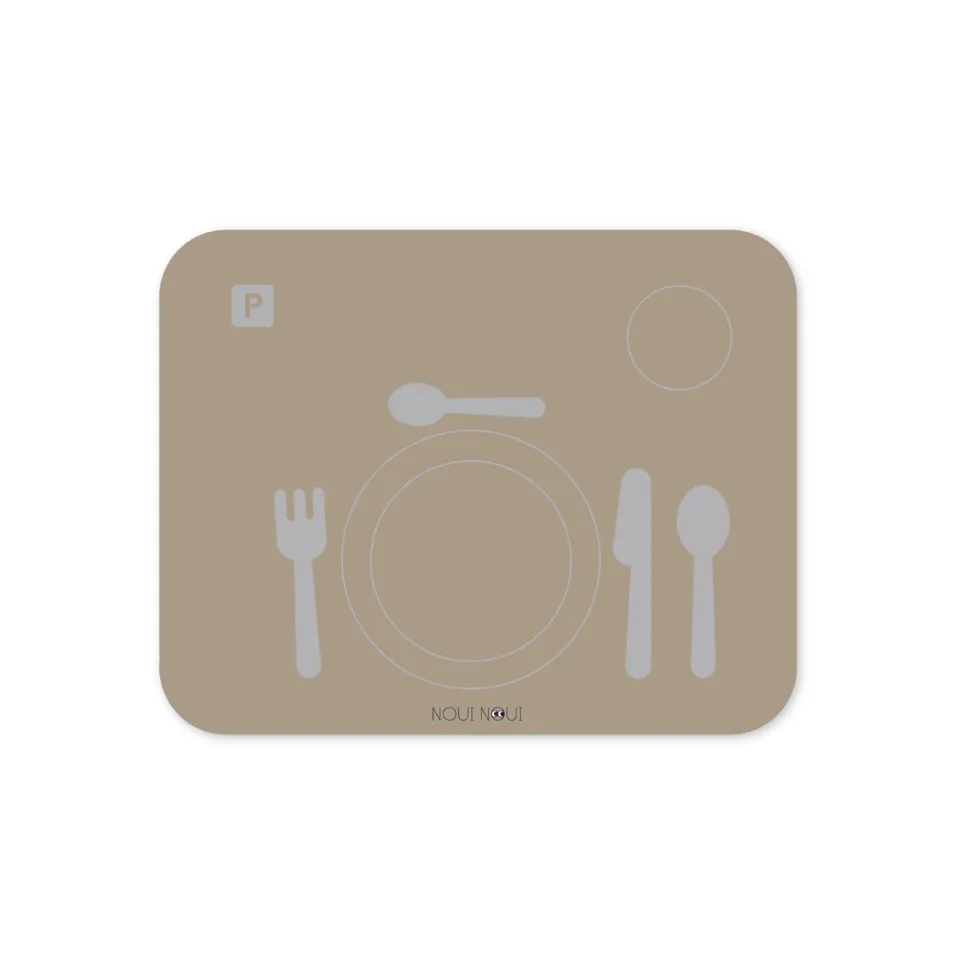 Noui Noui Learning Mats olive haze set pappa 43x34 cm