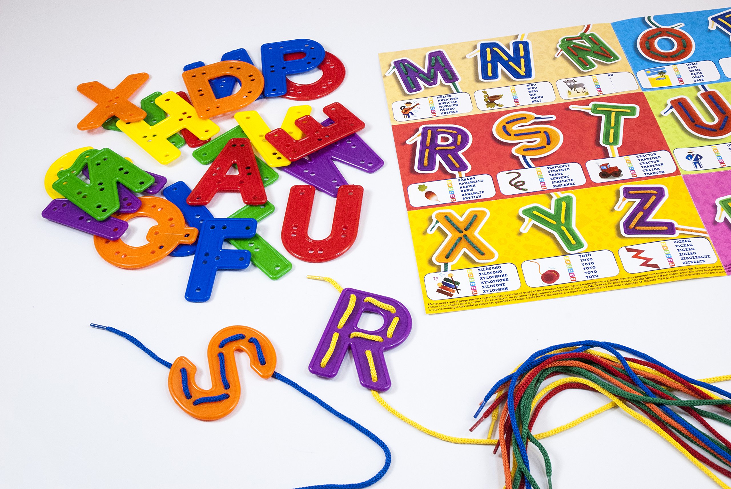 Miniland ABC 45306 attività scrittura lettere plastica 3-6 anni