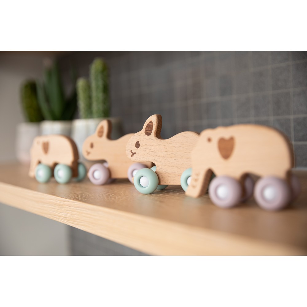 BoJungle Playtime B-Woody Elephant gioco legno Pink