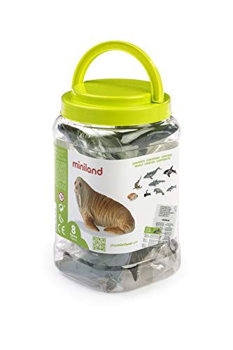 Miniland Educational 154187 Animali Marini 8 Figure Latta