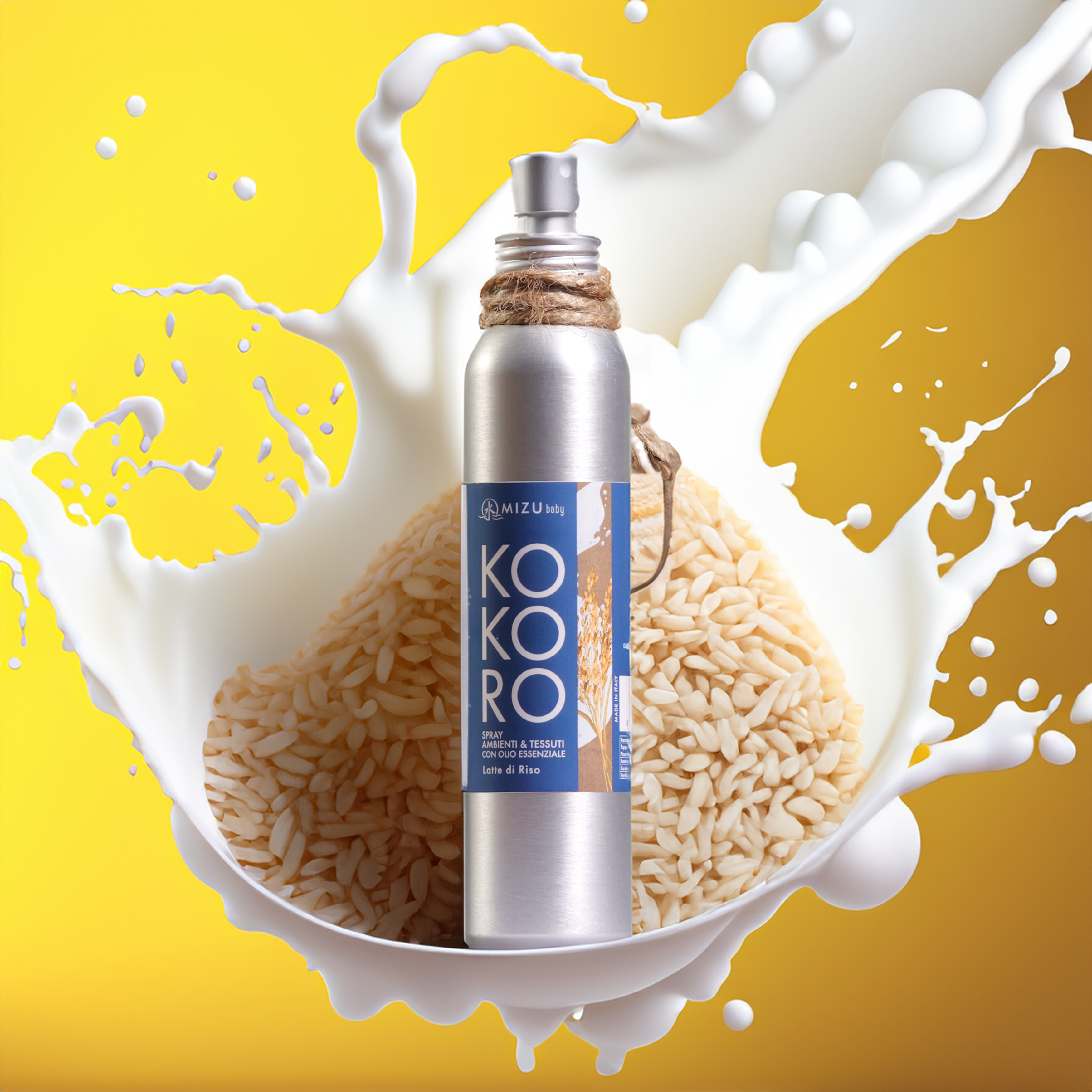 Mizu Baby Kokoro spray ambiente tessuti fiordilatte