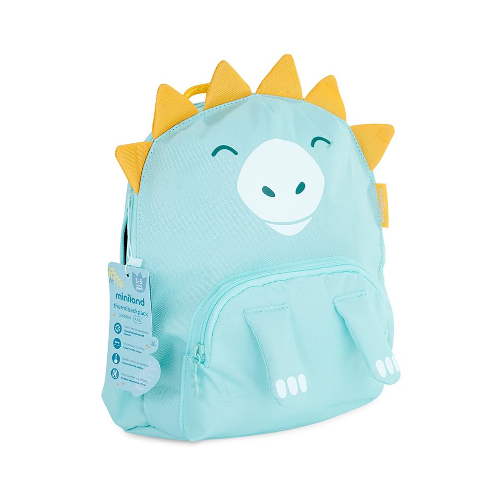 Miniland Passeggio zaino termico bimbi 4,5 L Jurassic dinosauri