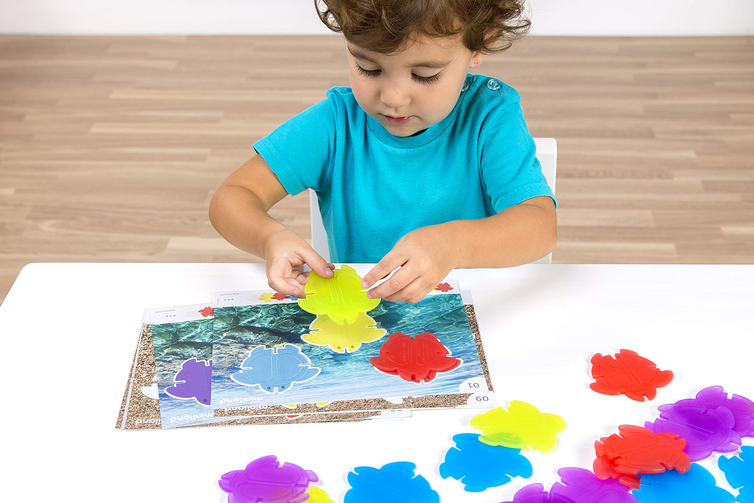 Miniland Tartarughe Traslucide set 20 pezzi 4 colori
