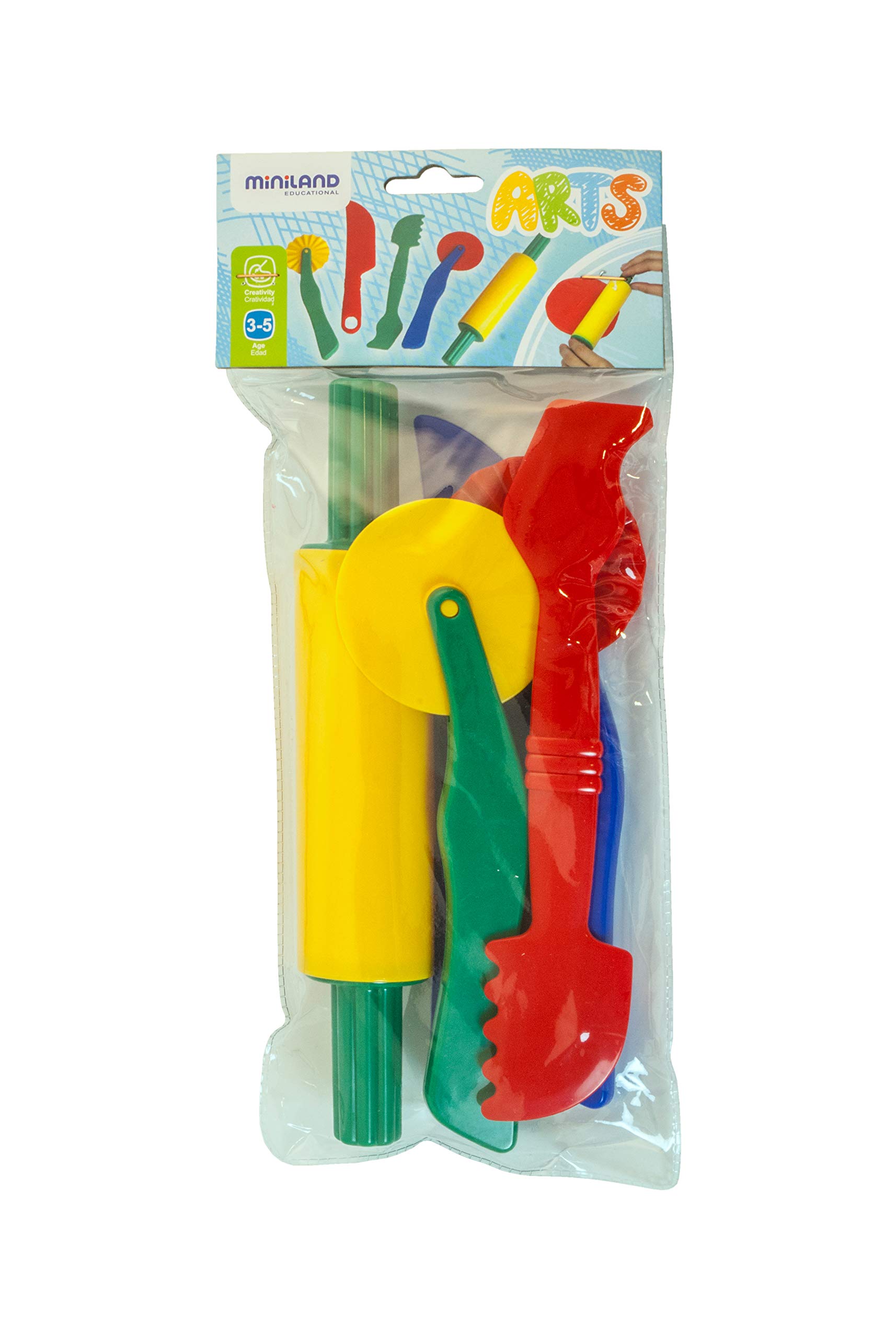 Miniland Giochi di destrezza accessori pasta morbida 22 cm