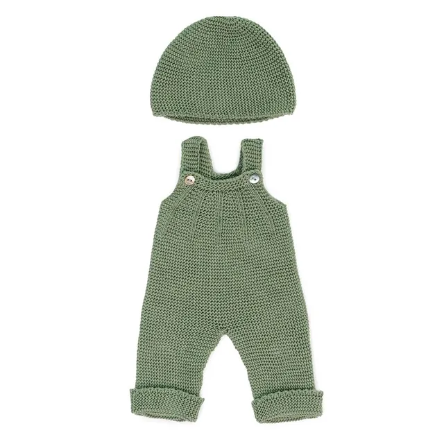 Miniland Bambole Set Vestiti Maglia Verde 38 cm