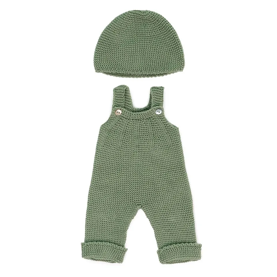 Miniland Bambole Set Vestiti Maglia Verde 38 cm