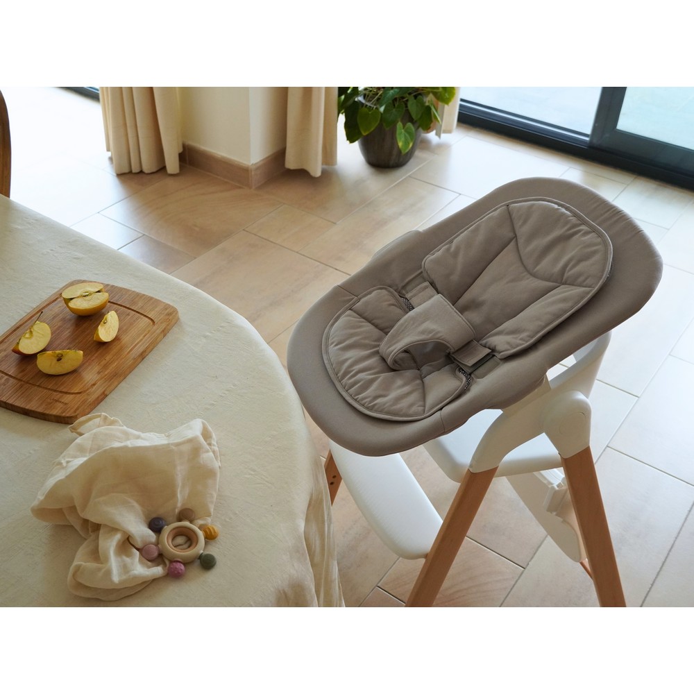 BoJungle Grow With Me High Chair Seggiolone Bianco Puro