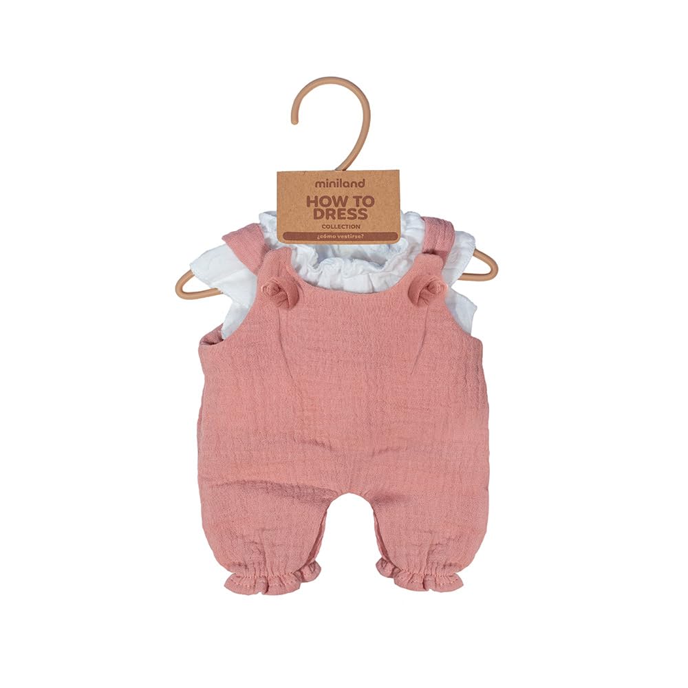 Miniland Bambole Salopette e Camicetta vestiti bambola 32 cm