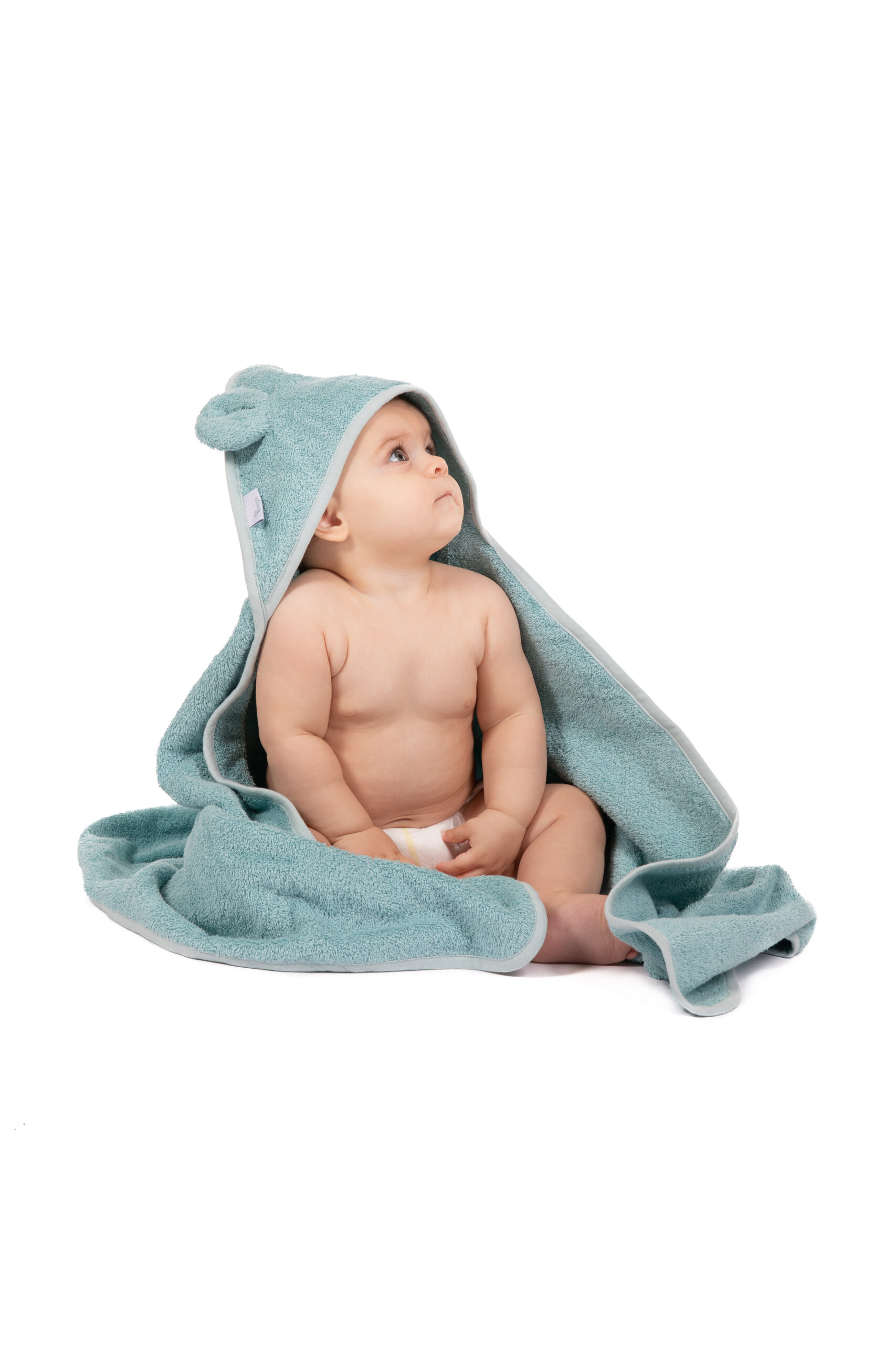 BoJungle Grooming B-Bathcape accappatoio orso cotone bio