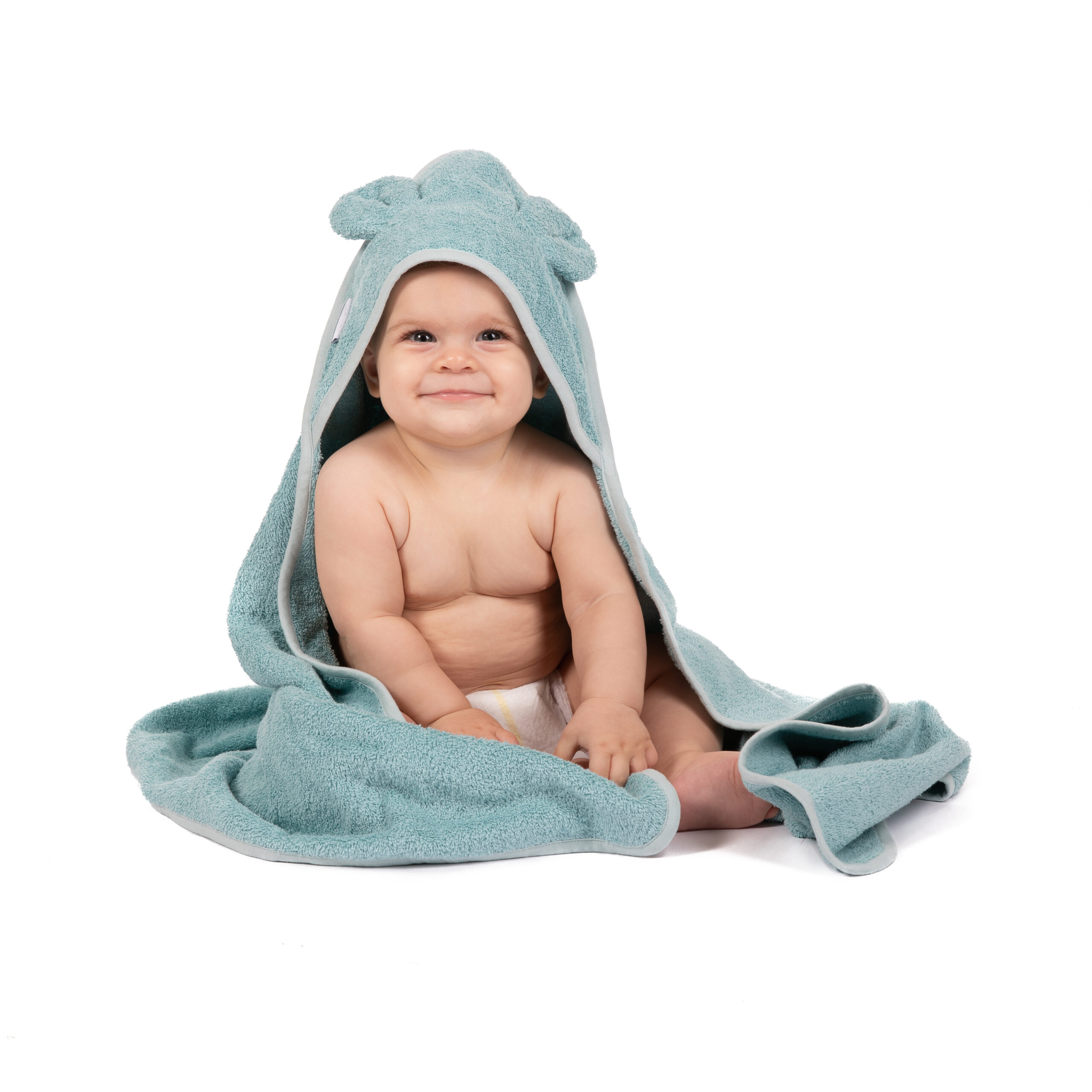 BoJungle Grooming B-Bathcape accappatoio orso cotone bio