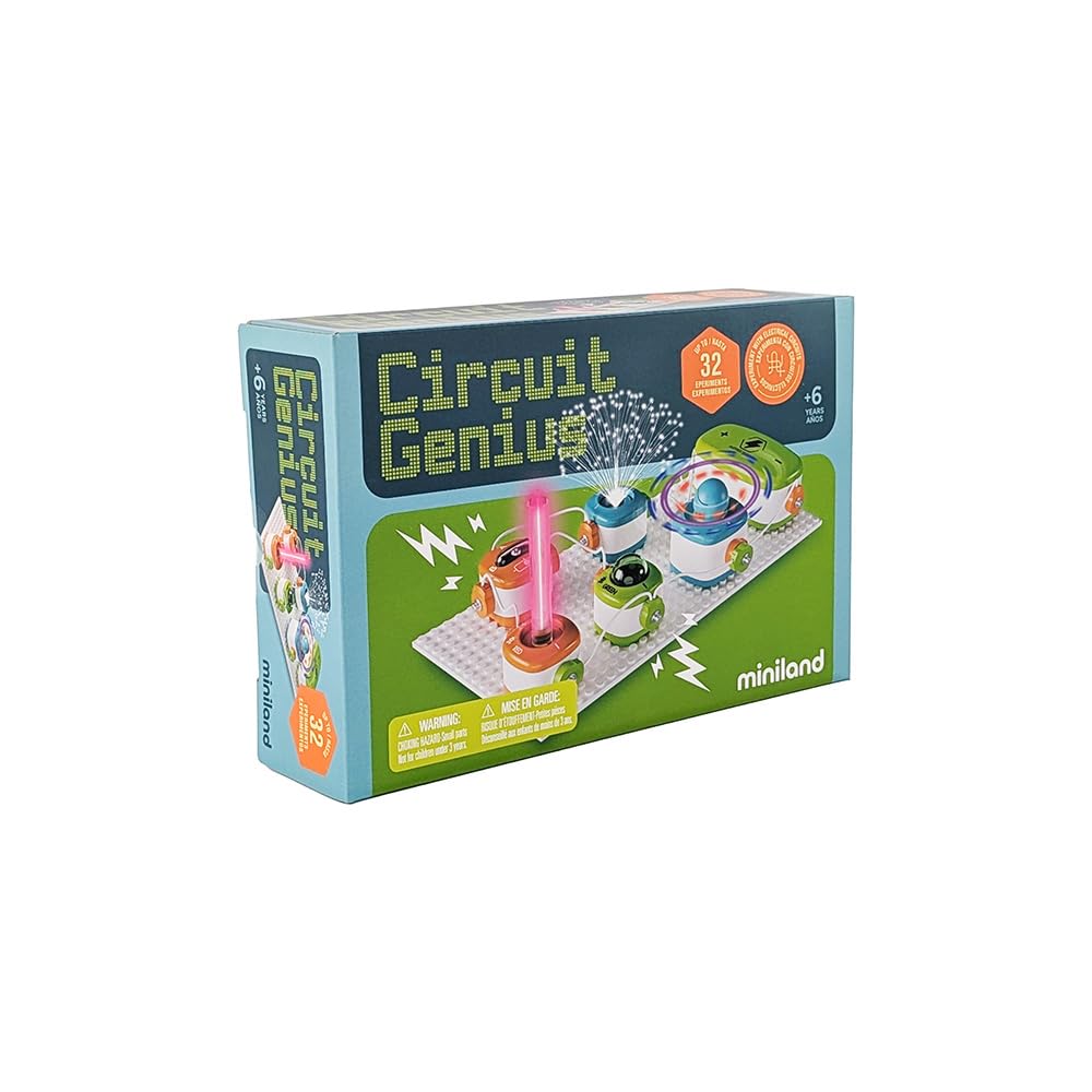 Miniland Scienze Circuit Genious Kit 32 Esperimenti 6 Anni