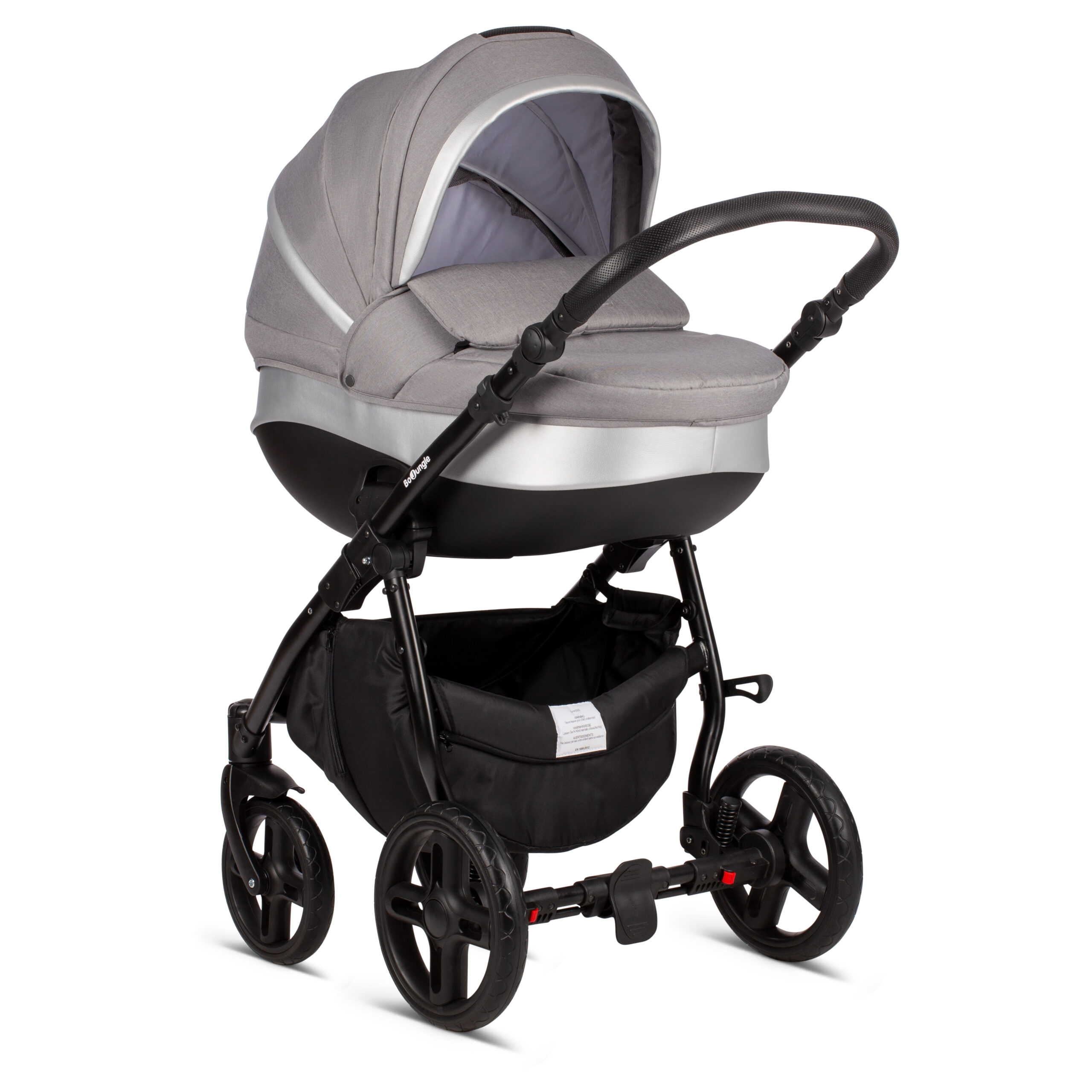 BoJungle B-Strolly passeggino grigio Silver Moon con navicella