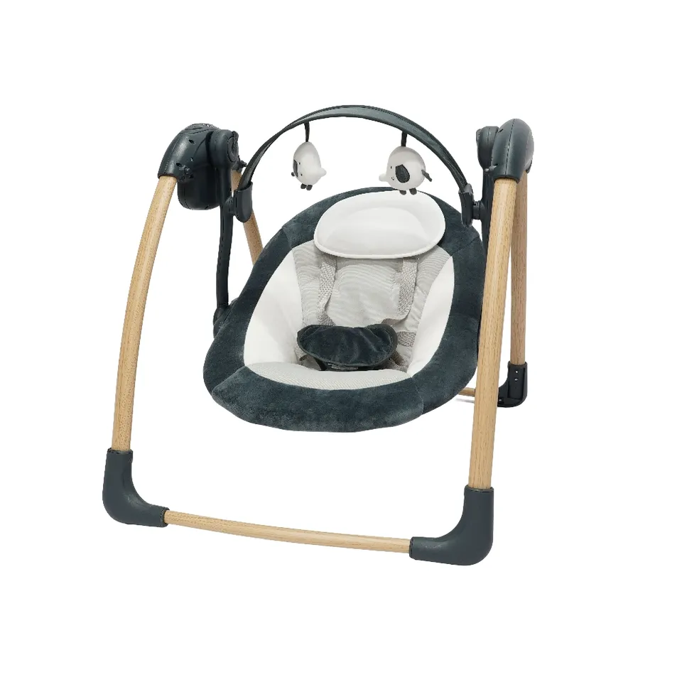 BoJungle Dolphy altalena portatile grigia 9 kg 5 velocità
