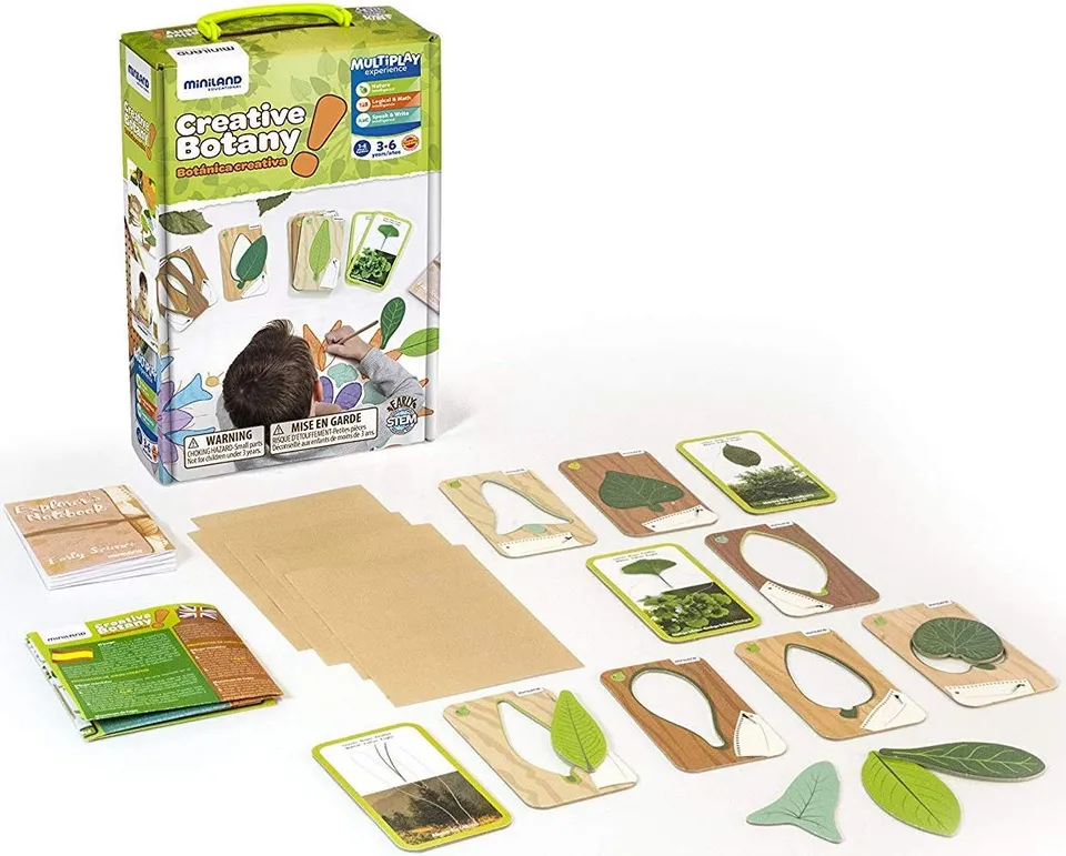Miniland Creative Nature Set Gioco Botanica 3-6 Anni