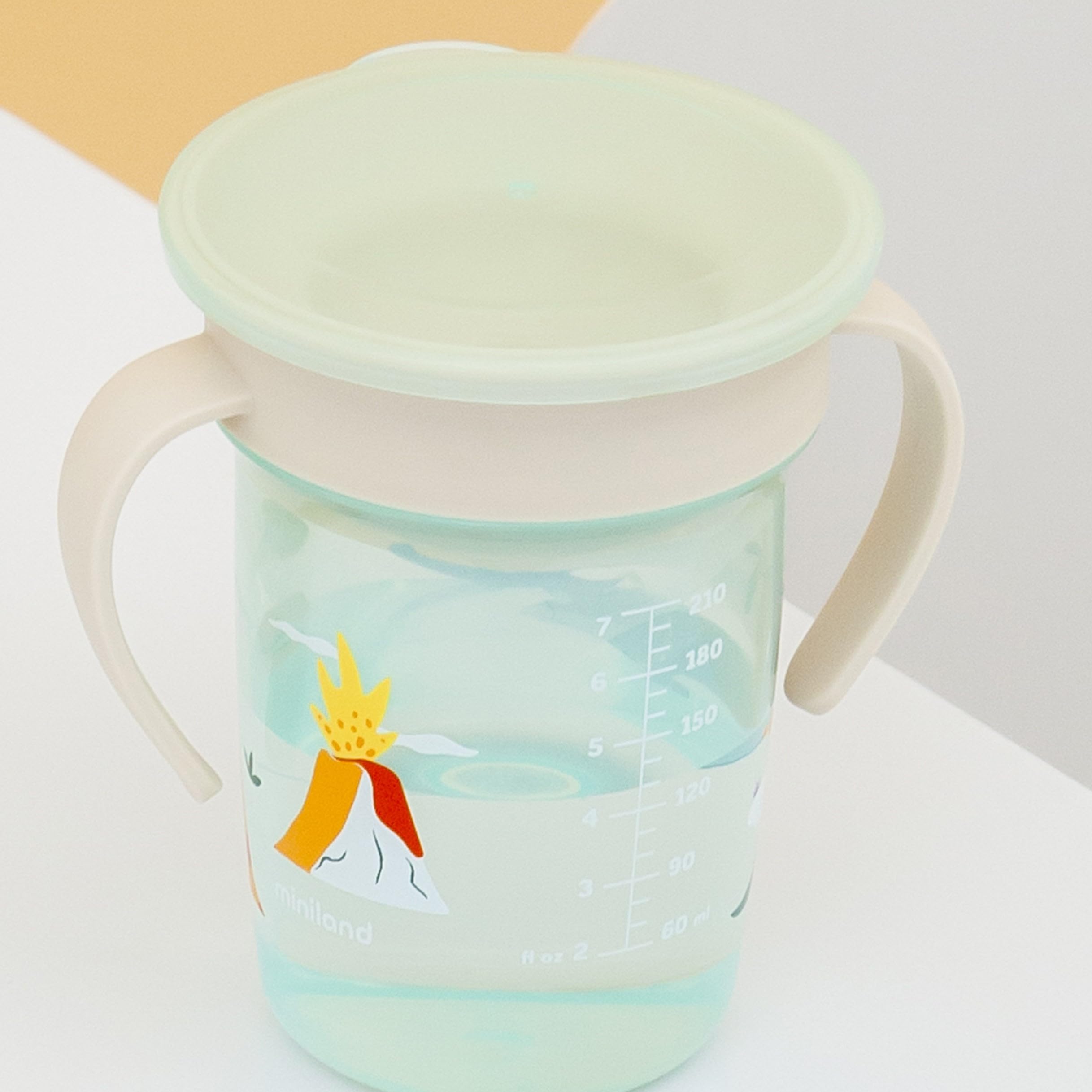 Miniland Alimentazione Tazza 360 Jurassic 270 ml con Manici