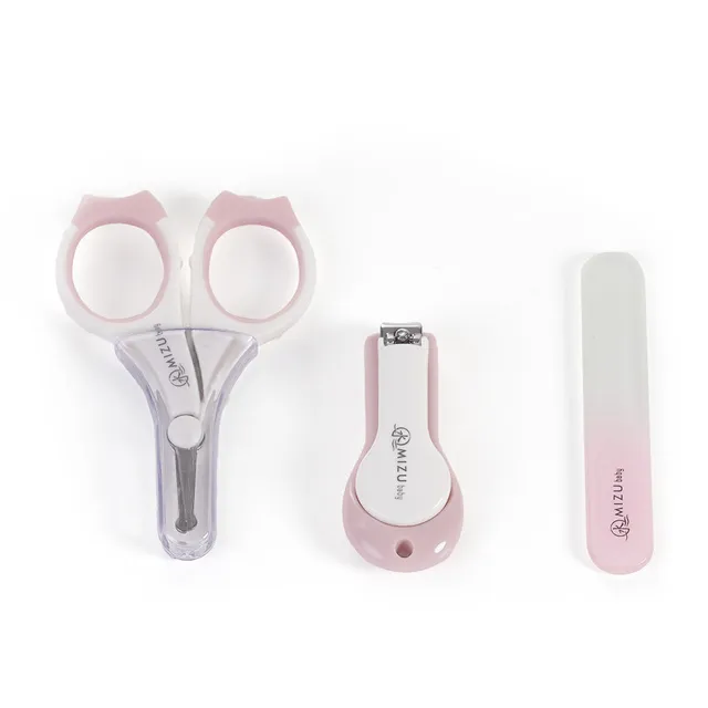 Mizu Baby Mami Manicure Set Rosa Forbicine Tagliaunghie Neonato