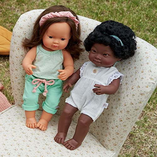 Miniland 31171 Bambola Africana Down 38 cm Vinile