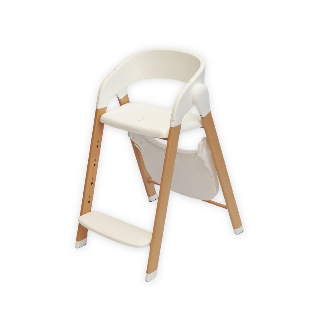 BoJungle Grow With Me High Chair Seggiolone Bianco Puro