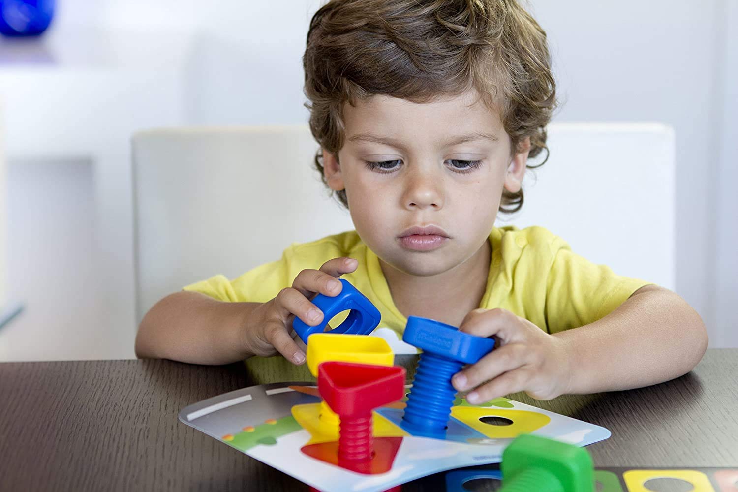 Miniland Dadi e Bulloni 24 Pezzi Gioco Forme 2+ Anni