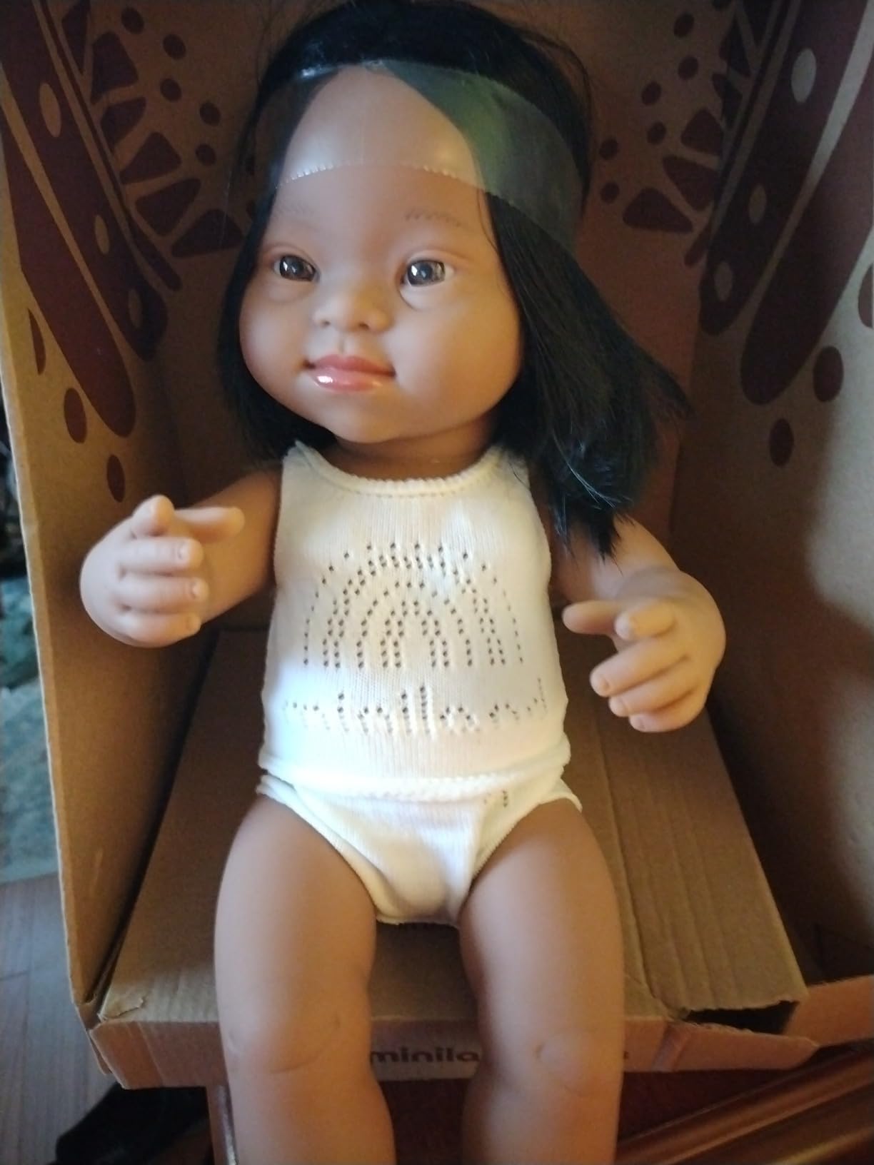 Miniland Dolls 31268 bambola latina Down 38 cm vinile