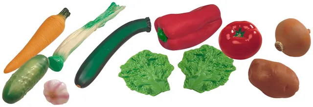 Miniland 936126 Borsa Verdure Giocattolo 11 Pezzi Gioco Cucina