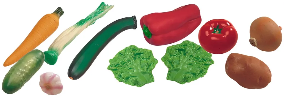 Miniland 936126 Borsa Verdure Giocattolo 11 Pezzi Gioco Cucina
