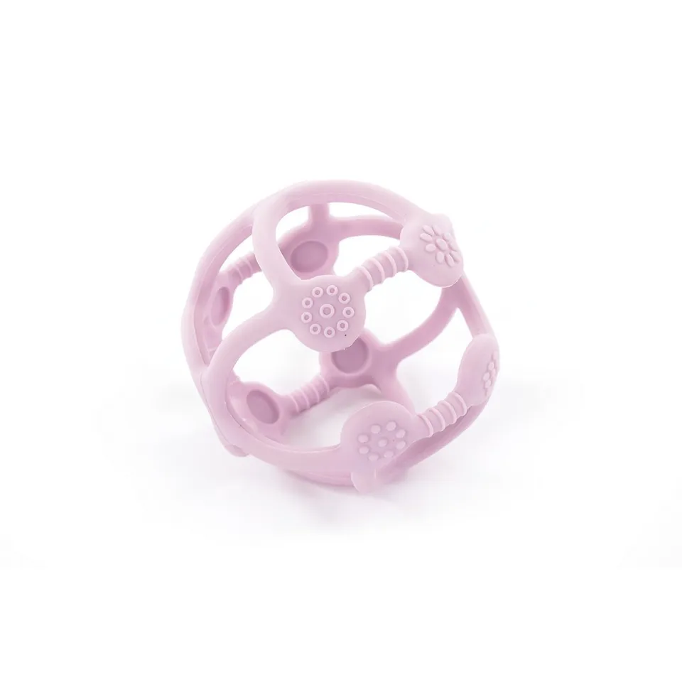BoJungle Playtime B-Ball palla silicone Pastel Pink dentizione