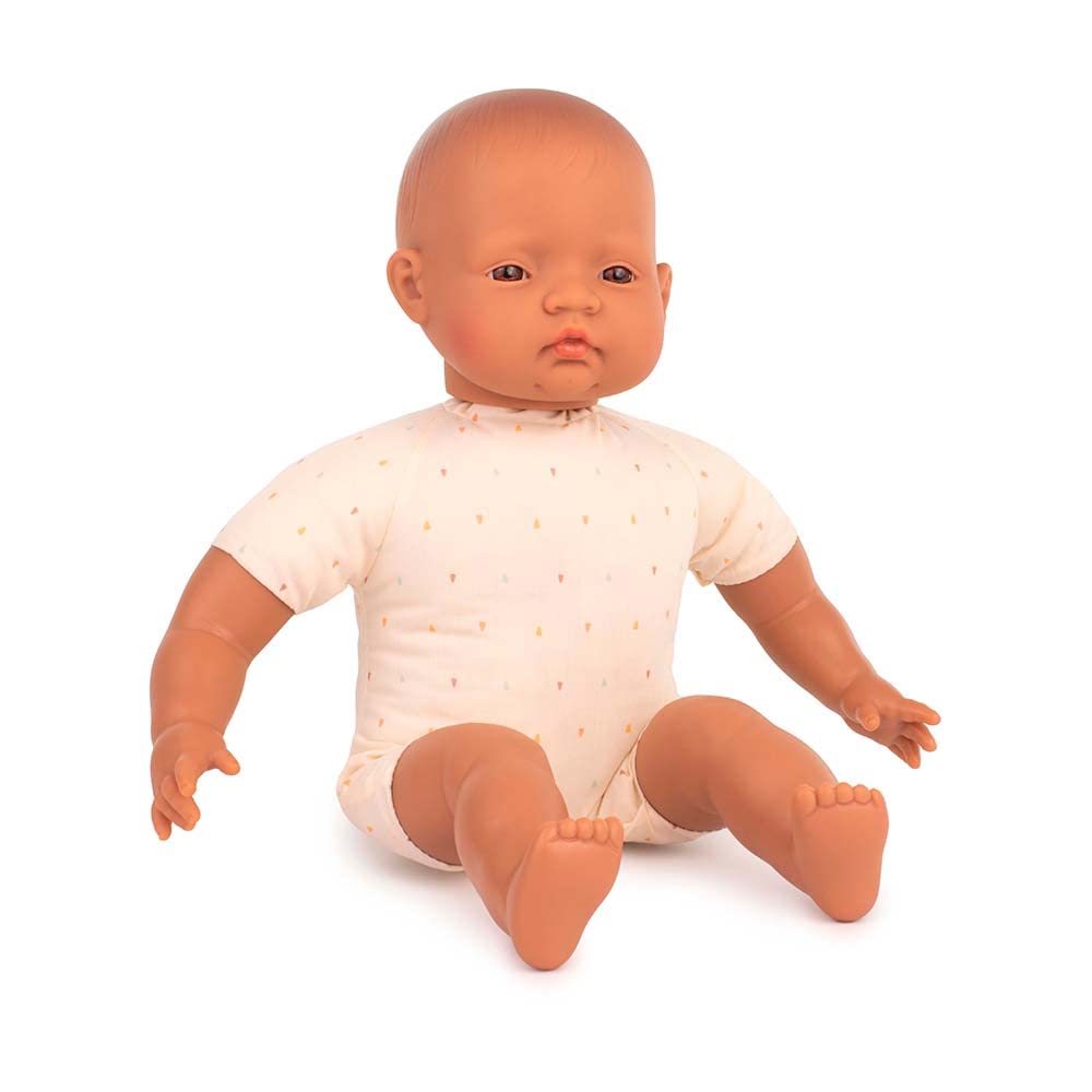 Miniland Bambole Bambola Sudamericana Calva 40 cm Vinile