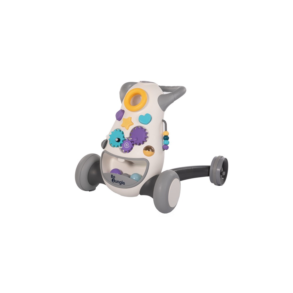 BoJungle Playtime B-Walking Aid Jumpy Carrello Grigio