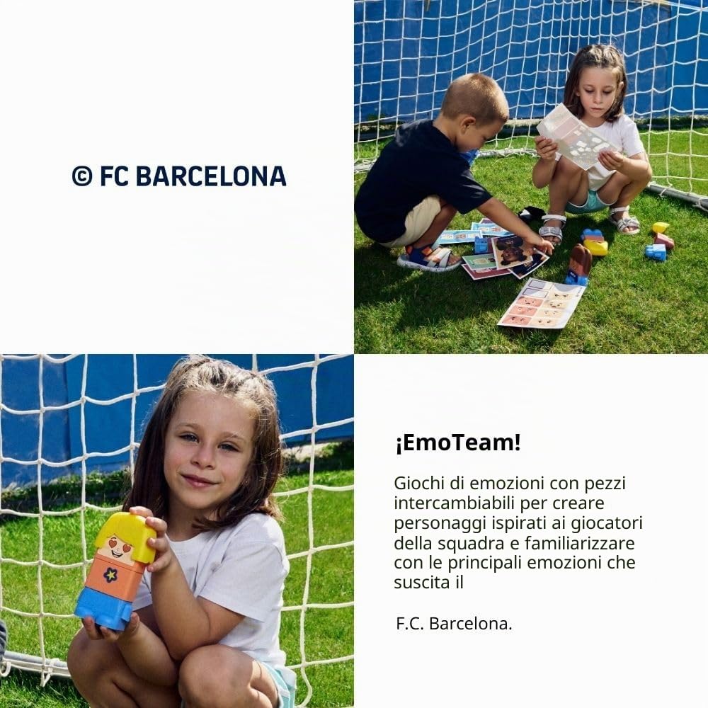 Miniland EmoTeam Gioco Emozionale Calcio 2 Anni Barça