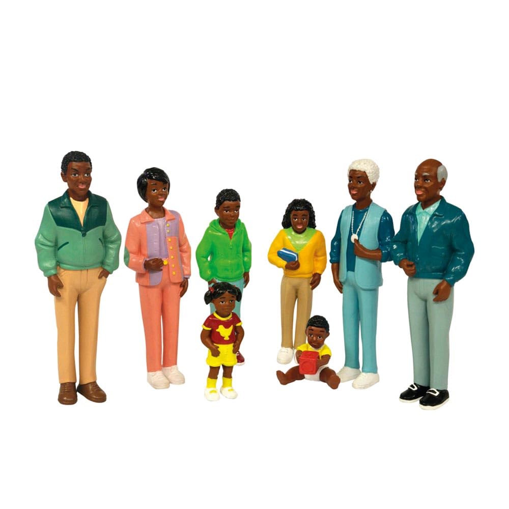 Miniland 27396 Famiglia Africana 8 Figure 14cm Diversità