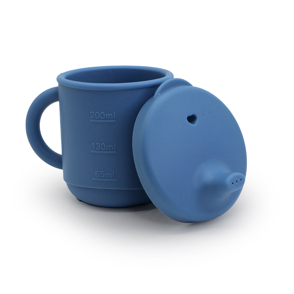 Mizu Baby Taiki Tazza Silicone Blu Beccuccio Cannuccia