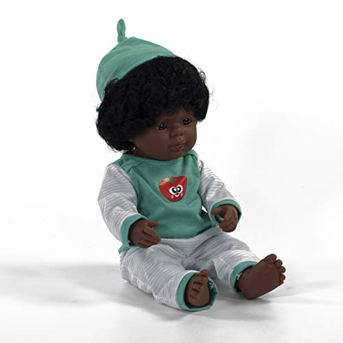 Miniland Bambola Afroamericana 38 cm 31160 Vinile