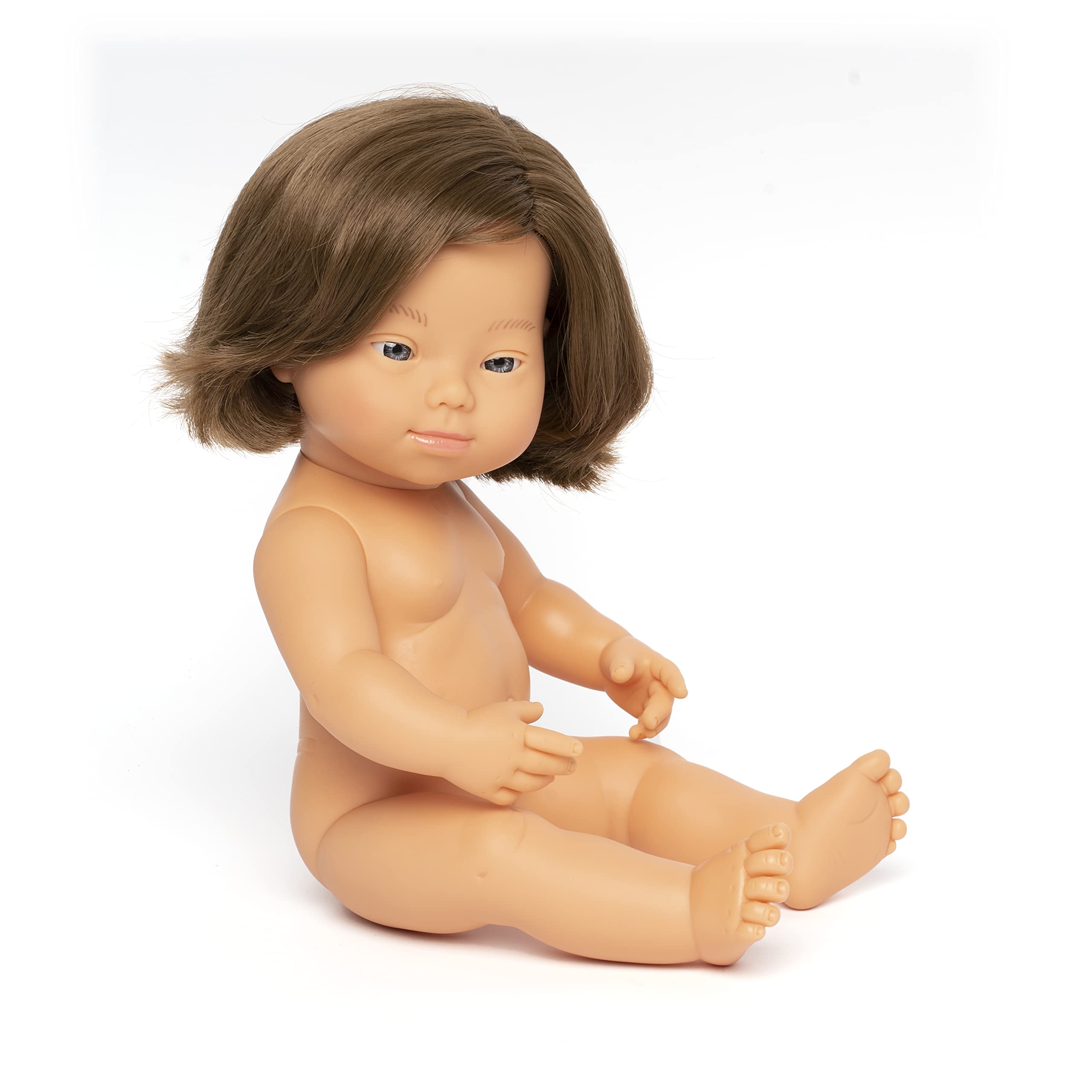 Miniland Bambole Bambola sindrome di Down 38 cm vinile