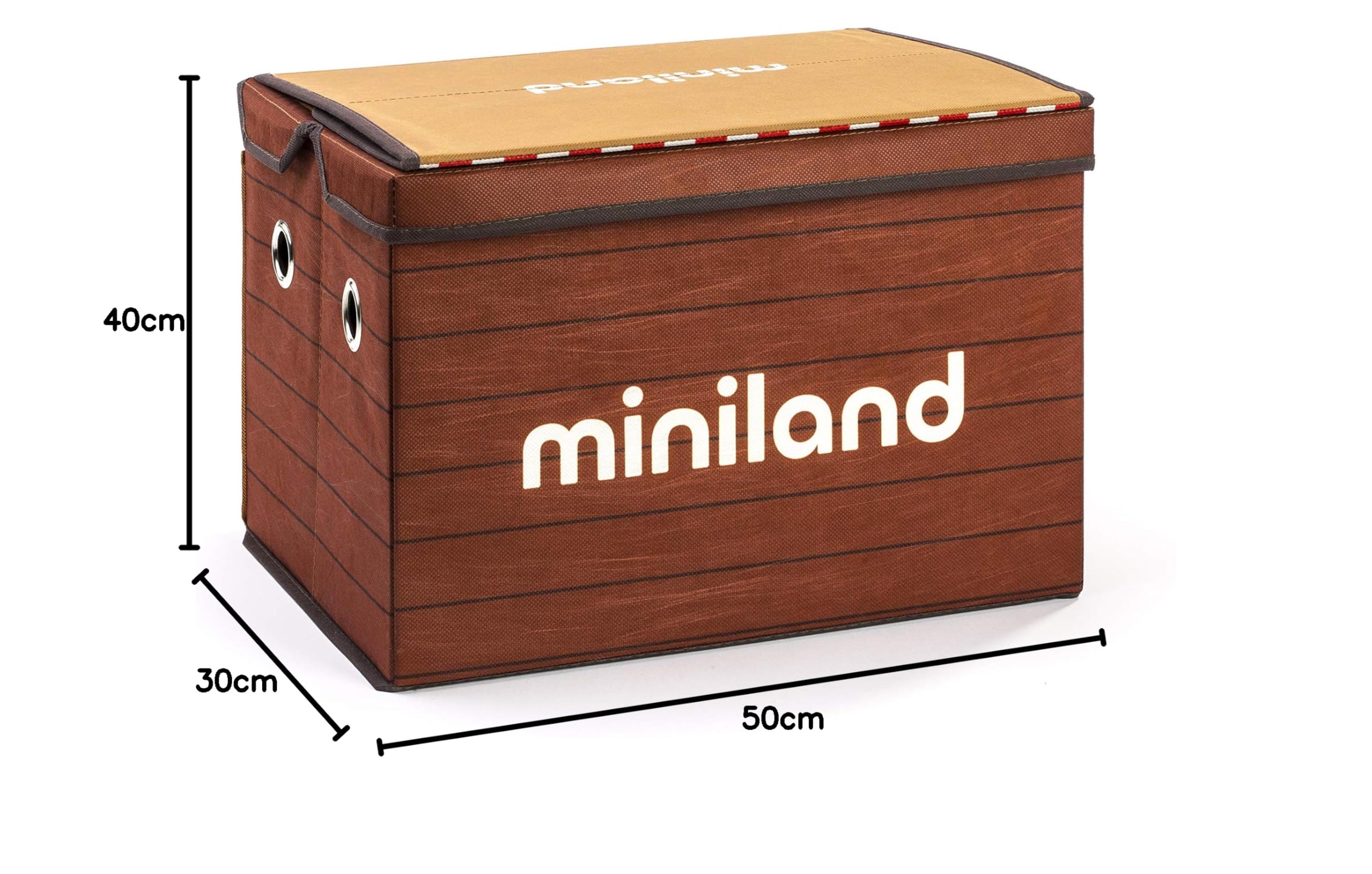 Miniland Scatola Mercat gioco simbolico in tessuto