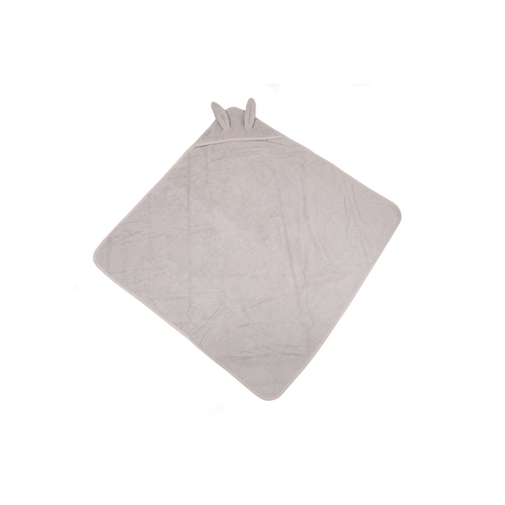 BoJungle Grooming B-Bathcape accappatoio coniglio grigio cotone bio
