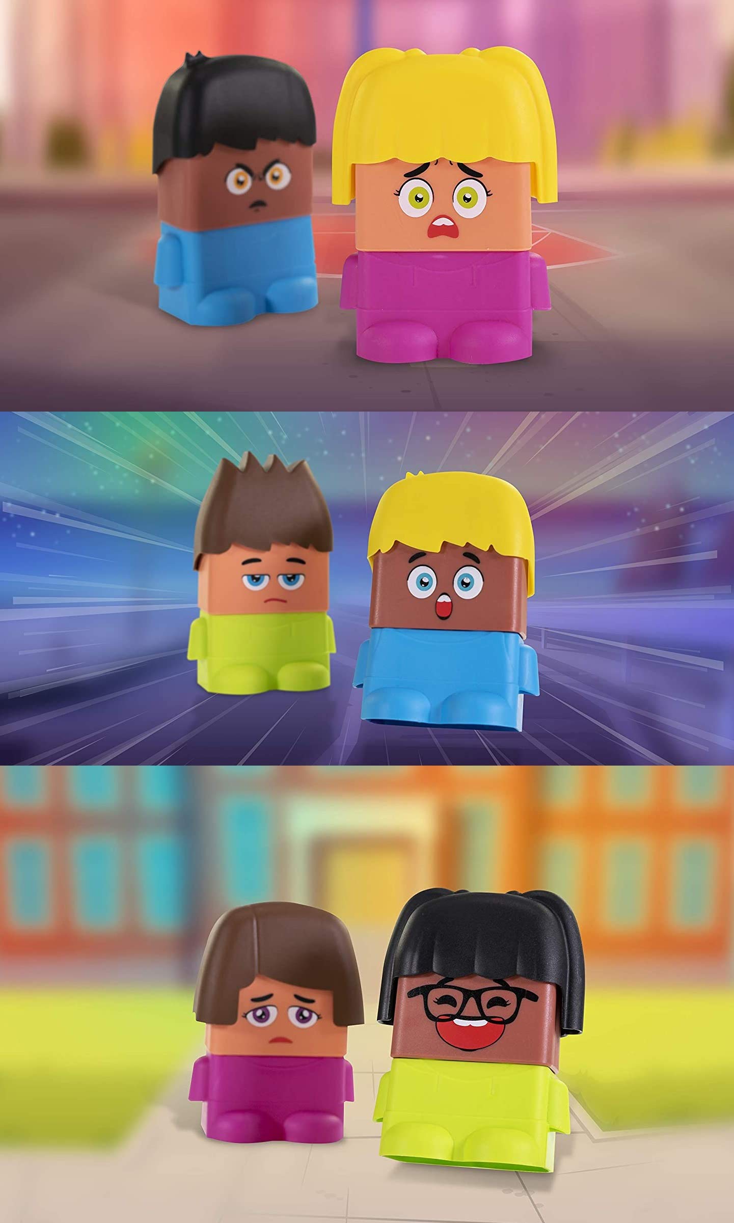 Miniland Emotiblocks gioco emozioni 6 personaggi 2-6 anni