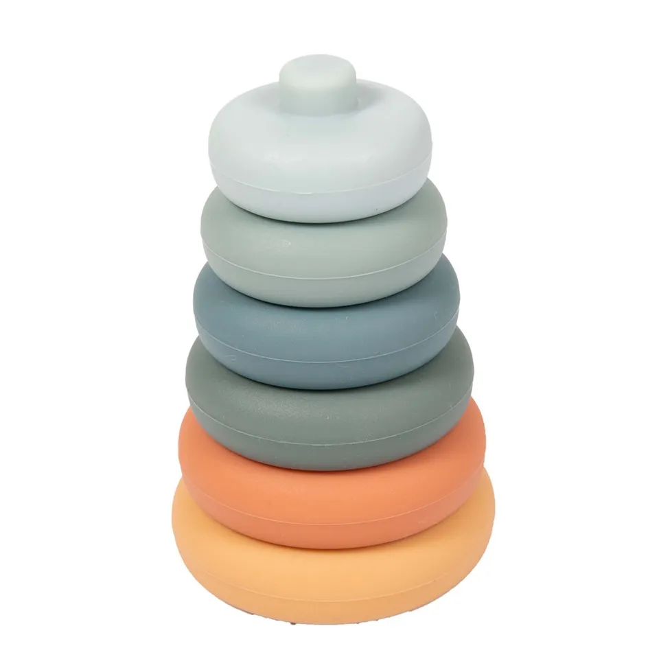 BoJungle Stacking Rounds torre impilabile silicone multicolore