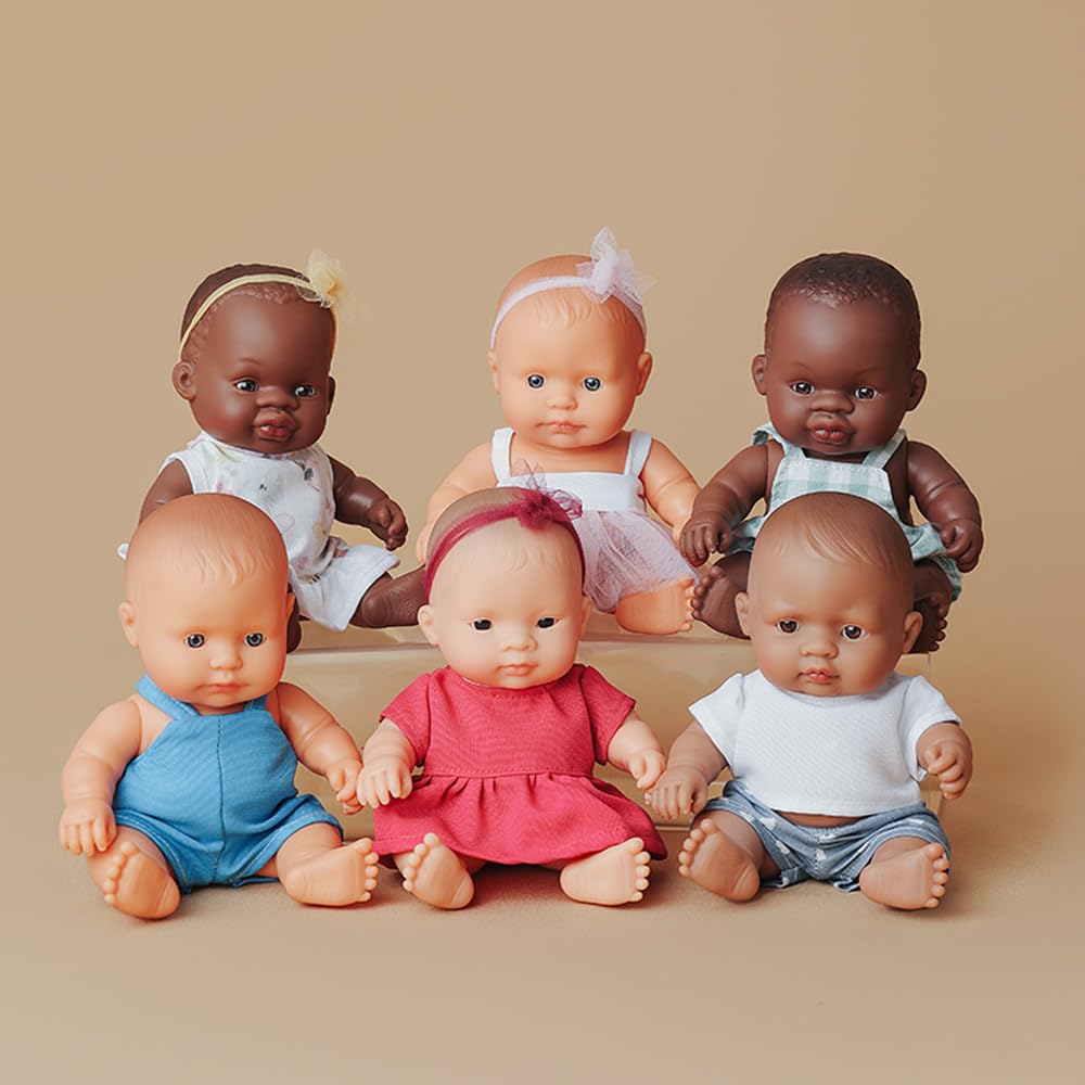 Miniland My Friends bambola africana 21 cm femmina vaniglia