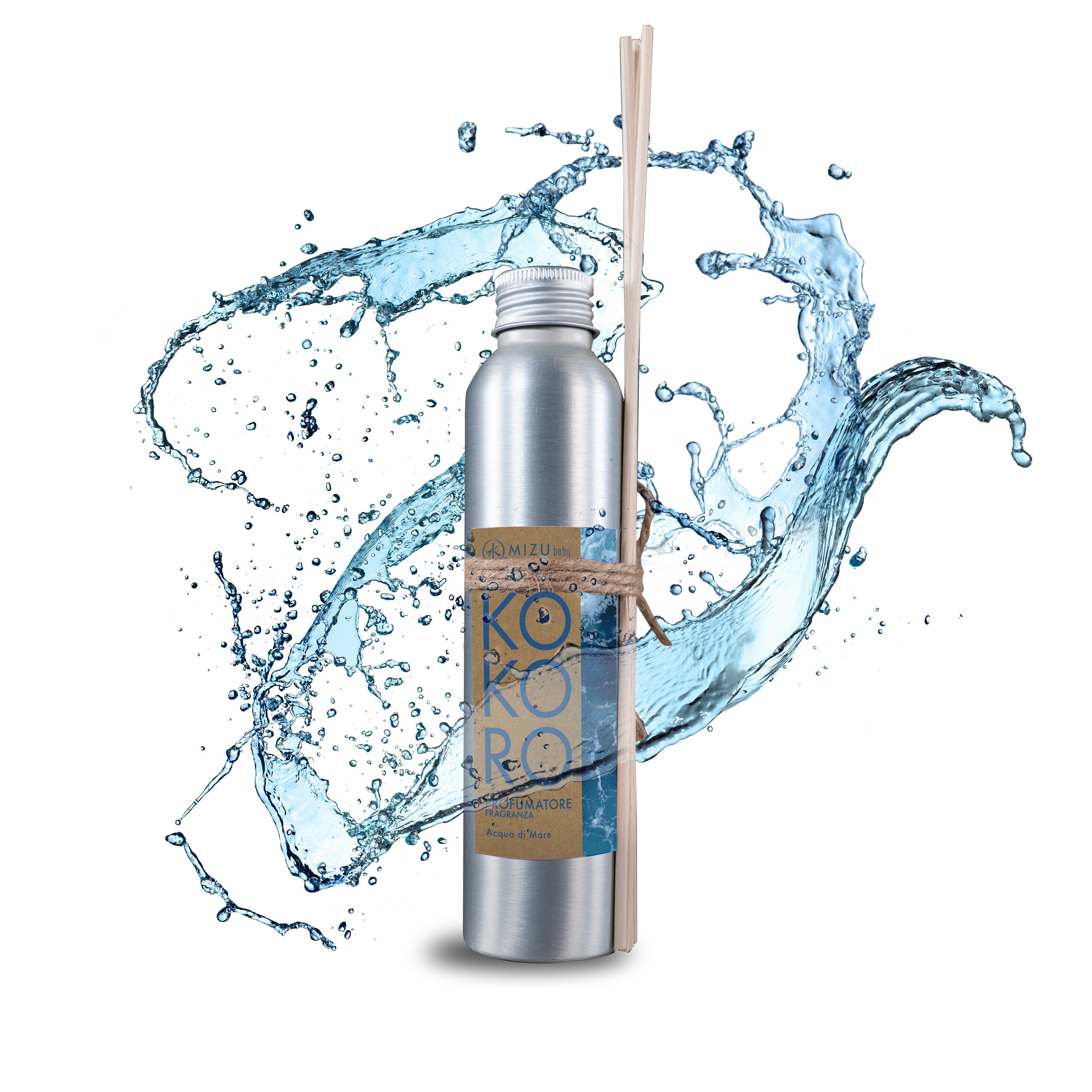 Mizu Baby Kokoro Diffusore Bastoncini Acqua di Mare 150ml
