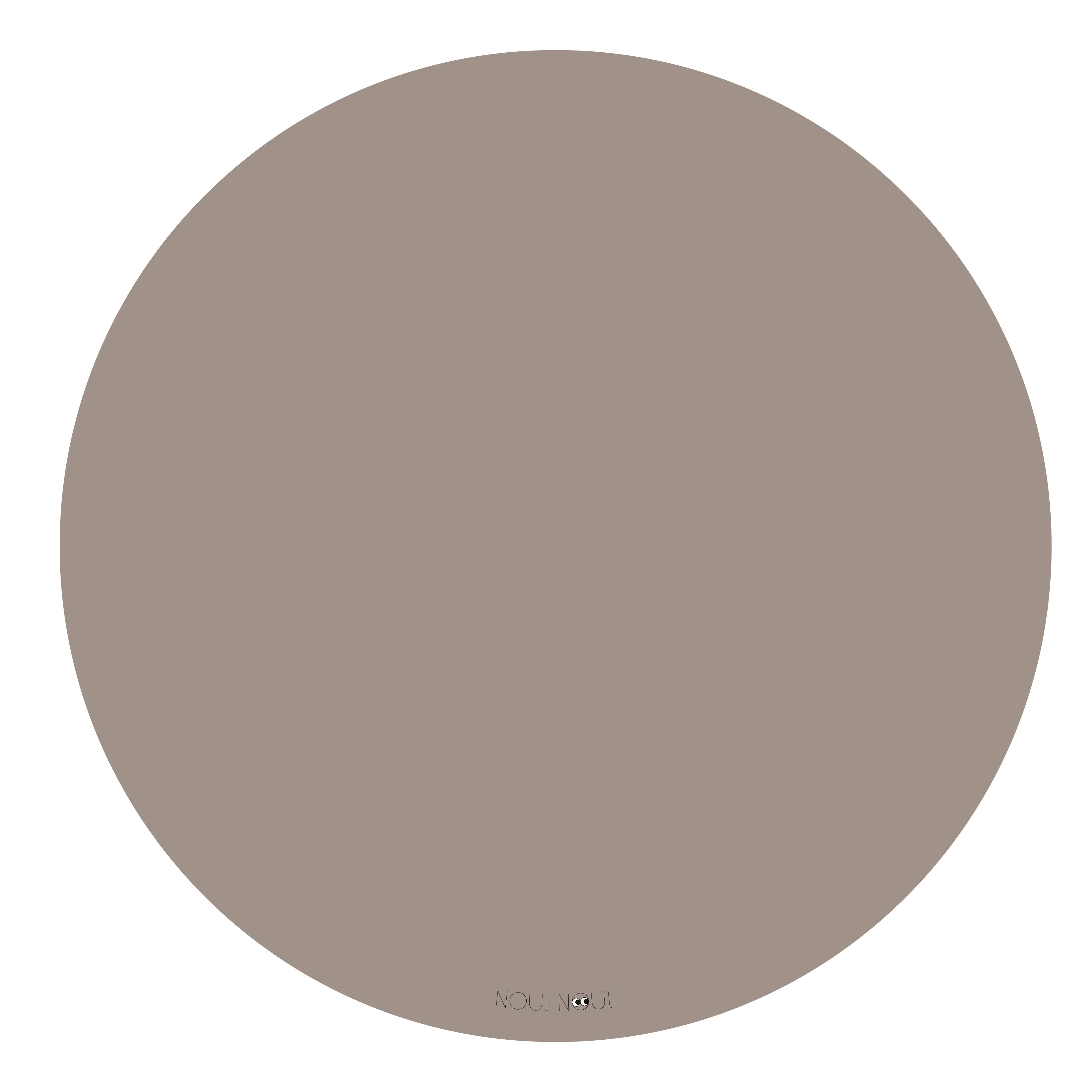 Noui Noui Floor Mats Cocoa tappetino rotondo 115 cm vinile