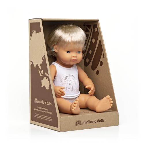 Miniland Bambola Europea Apparecchio Acustico 38 cm