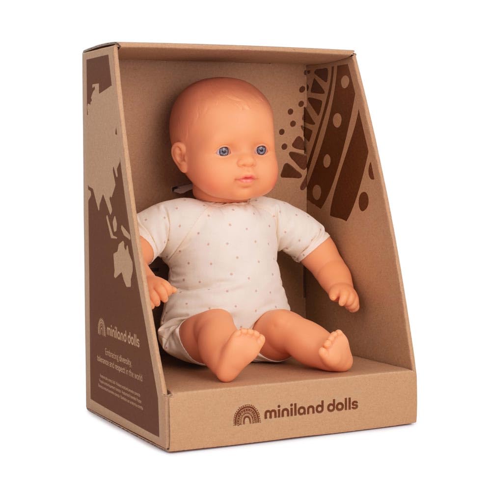 Miniland Bambola Corpo Morbido 32 cm caucasico profumo vaniglia