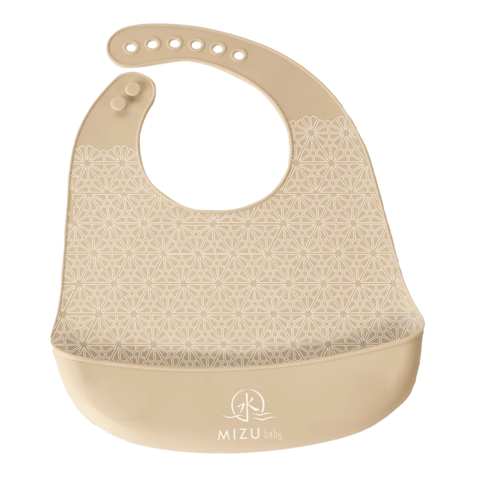 Mizu Baby Taiki Bavaglino Silicone Crema Tasca 3-72 Mesi