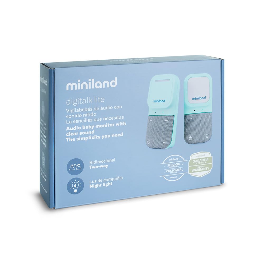 Miniland Digitalk Lite baby monitor audio bidirezionale 300 m