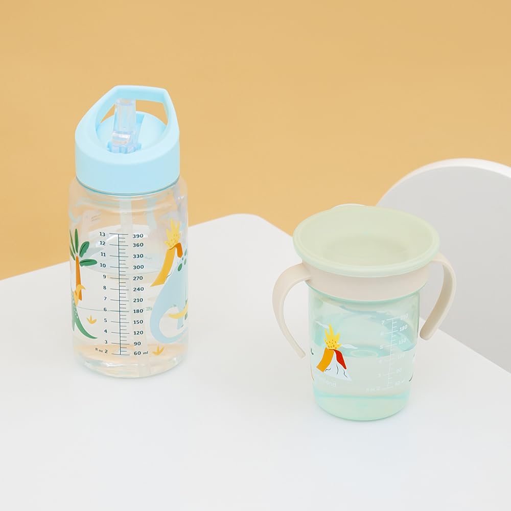 Miniland Alimentazione Tazza 360 Jurassic 270 ml con Manici