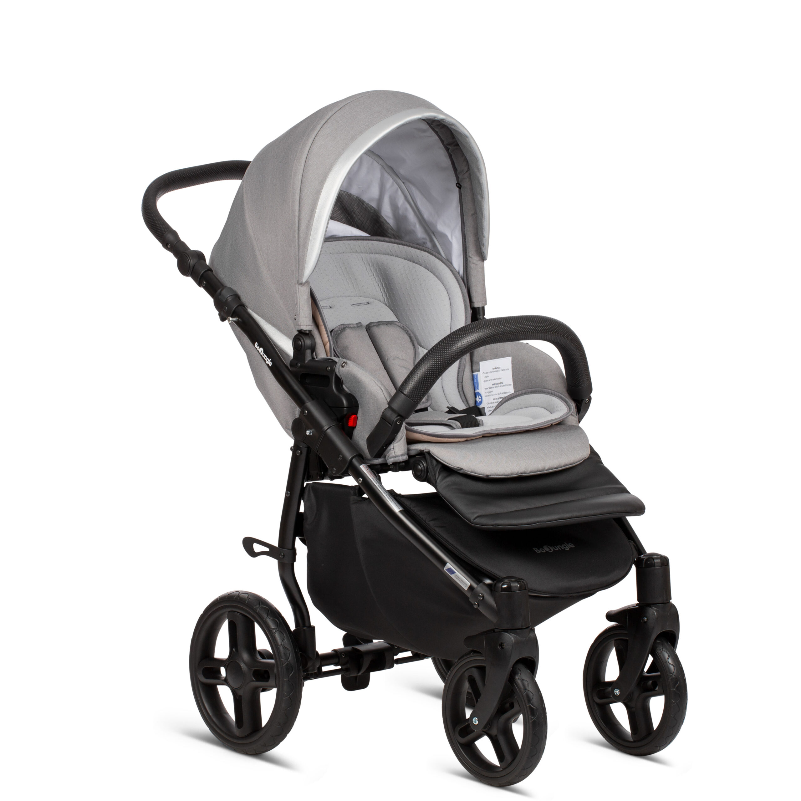 BoJungle B-Strolly passeggino grigio Silver Moon con navicella