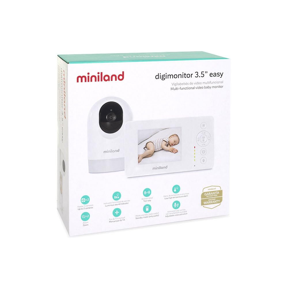Miniland Digimonitor 3,5 Easy baby monitor video
